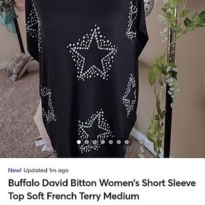 Buffalo David Britton Shirt Stars Medium